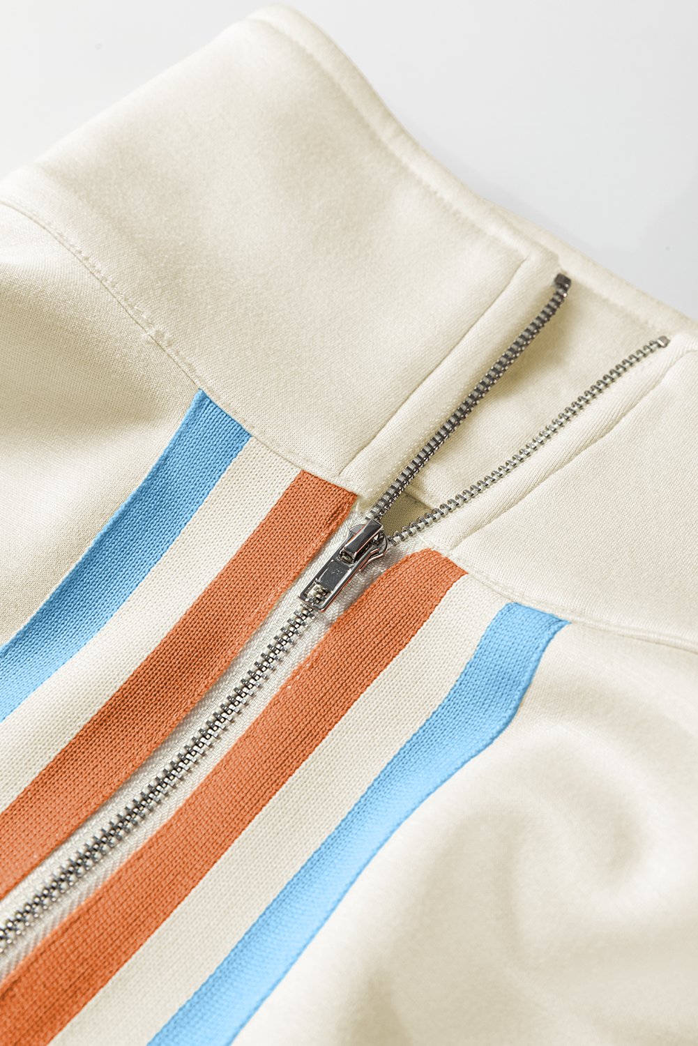 97027838-7db09b73fa3ce3f8.jpg apricot striped patchwork quarter zip pullover loose pant set