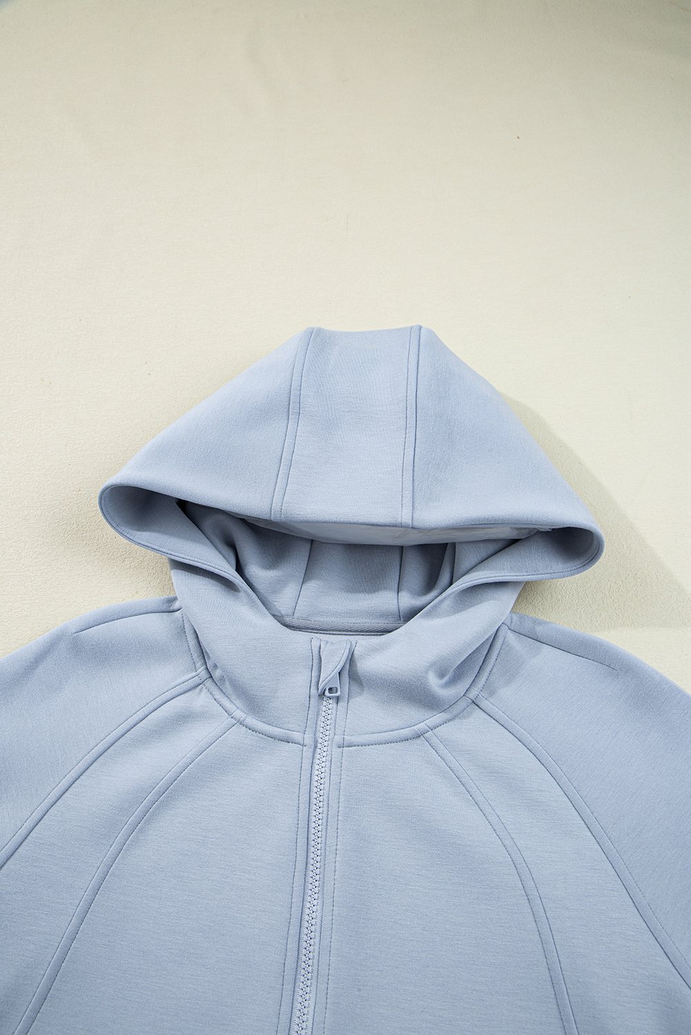 97027927-b8dbb448535f68ce.jpg beau blue half zip thumbhole sleeve hoodie active pants 2pcs outfit