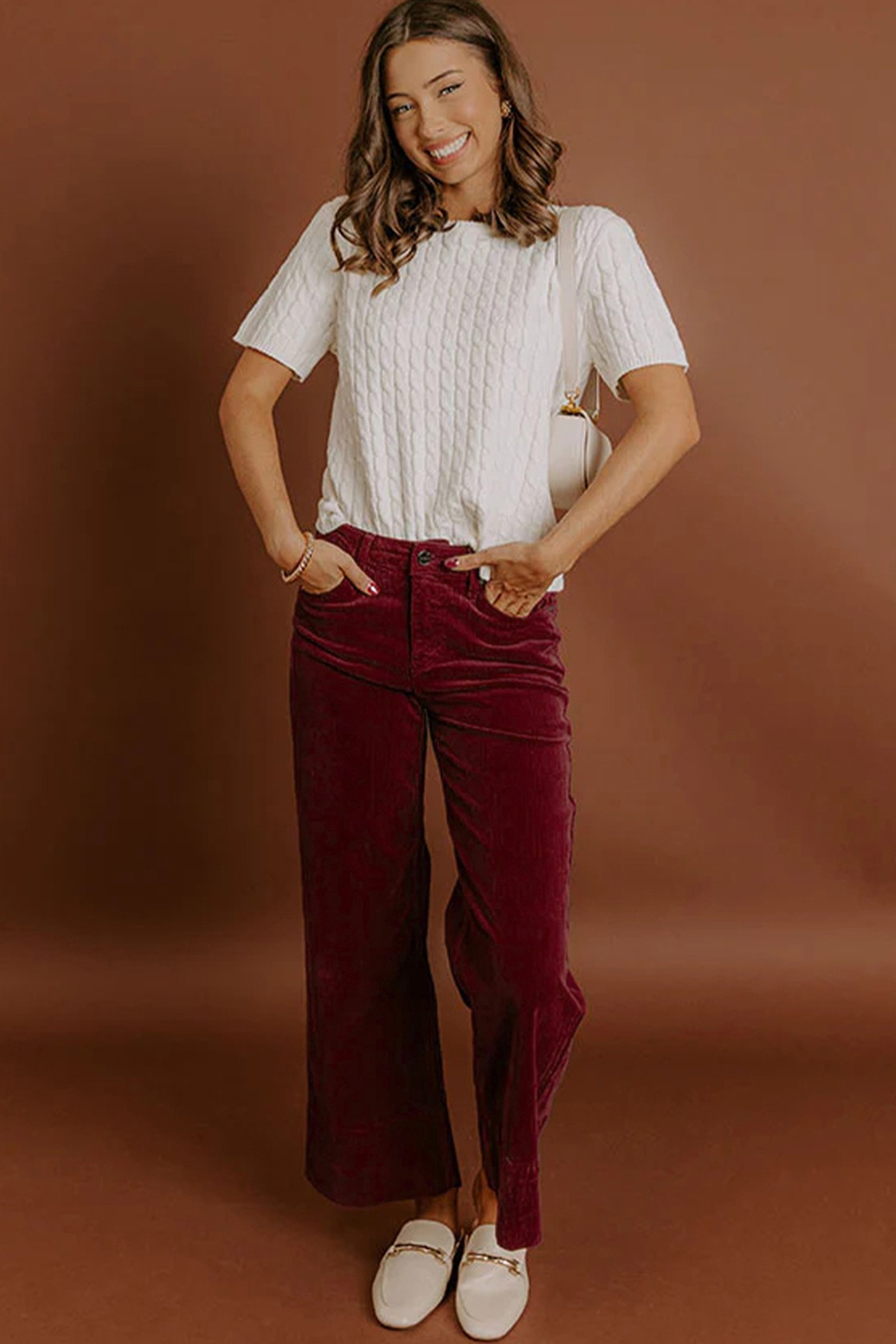 97026967-fc51f2bedfc2a4bc.jpg burgundy corduroy solid color high waist wide leg pants
